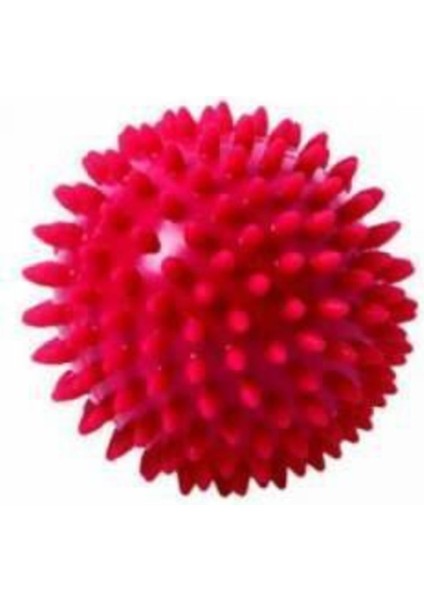 Dikenli Masaj Duyu Topu 6 cm Kırmızı
