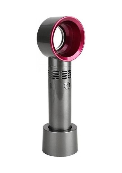 Taşınabilir Bladeless Fan El Taşına Alınan USB Şarj Edilebilir Mini Soğutucu Yok Yaprak Handy Soğutma Fanı Hava Soğutucu Fan Masaüstü (Mor) (Yurt Dışından)