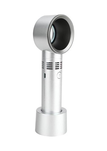Taşınabilir Bladeless Fan El Taşına Alınan USB Şarj Edilebilir Mini Soğutucu Yok Yaprak Handy Soğutma Fanı Hava Soğutucu Fan Masaüstü (Mor) (Yurt Dışından)