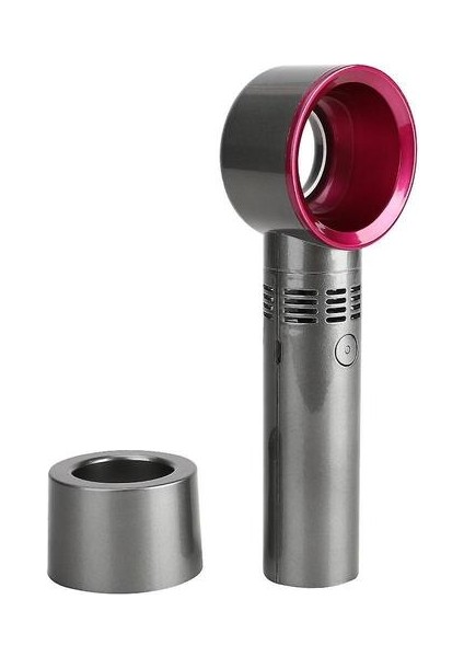 Taşınabilir Bladeless Fan El Taşına Alınan USB Şarj Edilebilir Mini Soğutucu Yok Yaprak Handy Soğutma Fanı Hava Soğutucu Fan Masaüstü (Mor) (Yurt Dışından)
