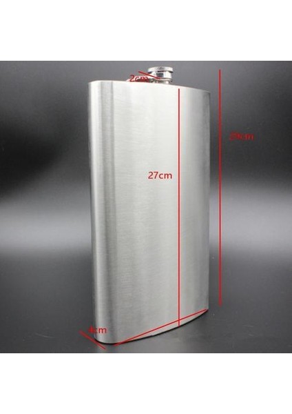 64 Oz Büyük Kapasiteli Açık Taşınabilir Flagon Şarap Potu Paslanmaz Çelik Şarap Şişesi Kalça Şişesi Deri Kapak ile | Kalça Şişeleri (Yurt Dışından)
