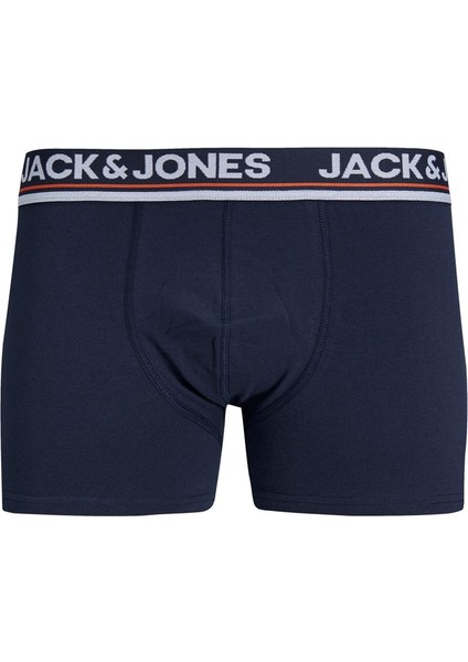 Jack & Jones Koyu Gri-Melanj Erkek 5'li Boxer Set 12248318