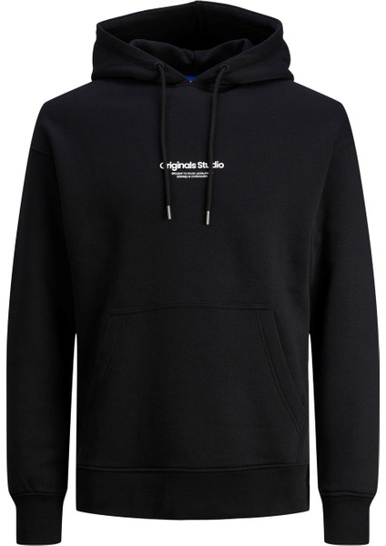 Kapüşonlu Rahat Kesim Siyah Erkek Sweat 12241687 modelleri