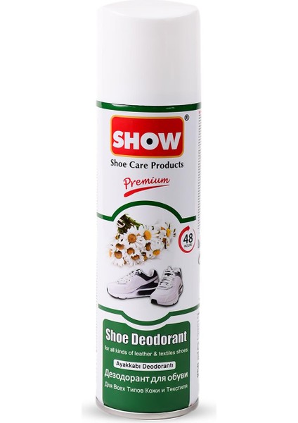 Show Koku Giderici ve Önleyici Ayakkabı Bakım Deodorantı 250 ml
