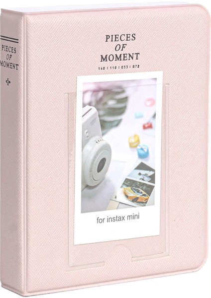 Instax Mini 12 Pembe Fotoğraf Makinesi - 10'lu Film - Kıskaçlı Stand - Pvc Albüm ve Simli Pleksi Kılıf Seti