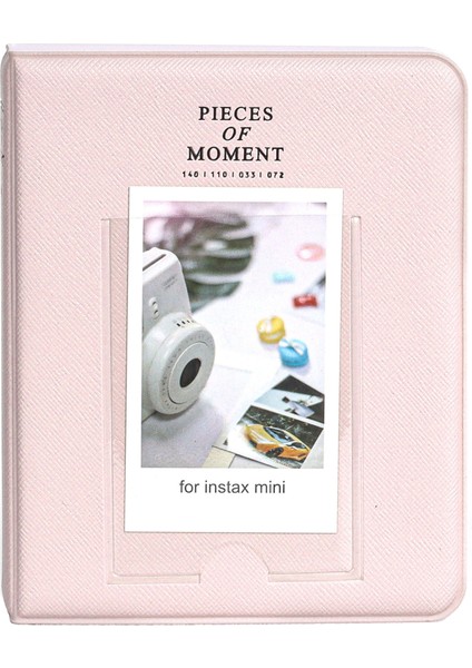 Instax Mini Film Uyumlu 64'lü Pembe Pvc Albüm