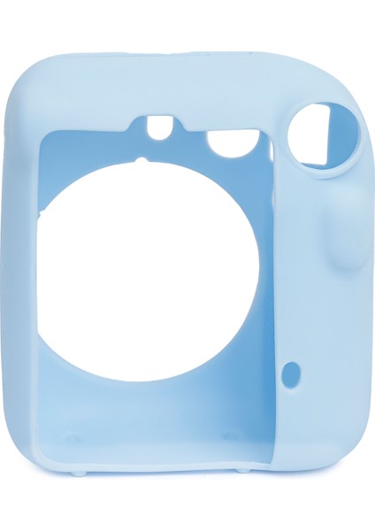 Instax Mini 12 Makine Uyumlu Mavi Koruyucu Silikon Kılıf