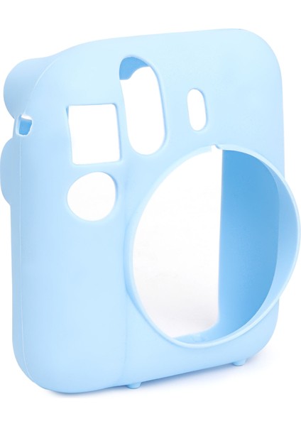 Instax Mini 12 Makine Uyumlu Mavi Koruyucu Silikon Kılıf modelleri