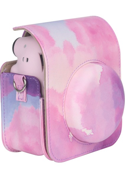 Instax Mini 12 Makine Uyumlu Renkli Deri Kılıf modelleri