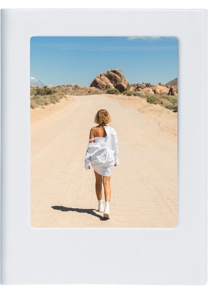 Instax Mini Film Uyumlu Beyaz Mıknatıslı Fotoğraf Çerçevesi