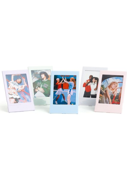 Instax Mini Film Uyumlu Lila Katlanılabilir Fotoğraf Çerçevesi fırsatları