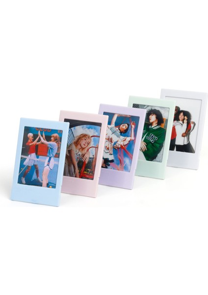 Instax Mini Film Uyumlu Beyaz Katlanılabilir Fotoğraf Çerçevesi indirimleri