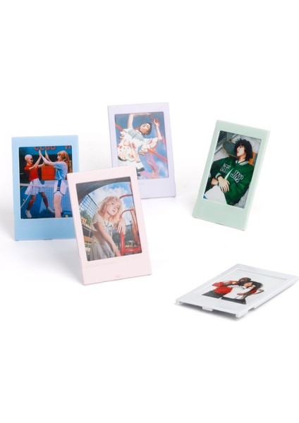 Instax Mini Film Uyumlu Pembe Katlanılabilir Fotoğraf Çerçevesi indirimleri