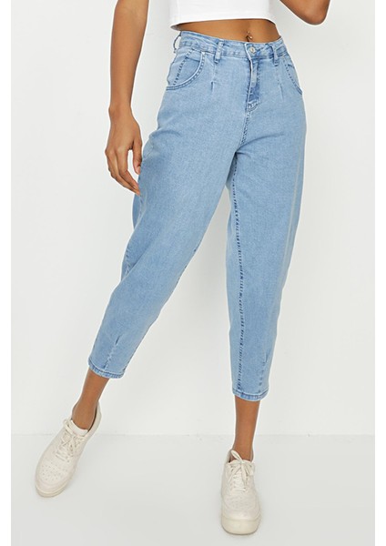 Kadın Pens Detaylı Balon Model Jeans modelleri