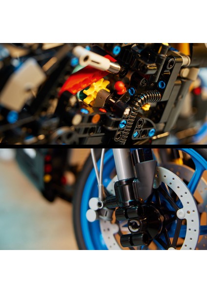 LEGO® Technic Yamaha Mt-10 Sp 42159 - Motosiklet Tutkunu Yetişkinler Için Koleksiyonluk ve Sergilenebilir Model Yapım Seti (1478 Parça)