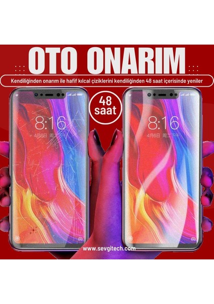 Sevgi Tech Vivo V29 Lite Için Ön Tpu Nano Ekran Koruyucu Filmi