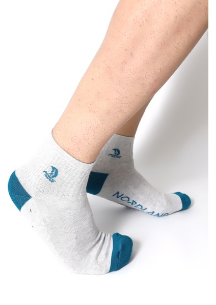 Ultra Rahat Düz Model Gri Unisex Çorap