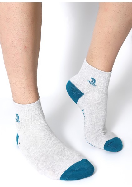 Ultra Rahat Düz Model Gri Unisex Çorap