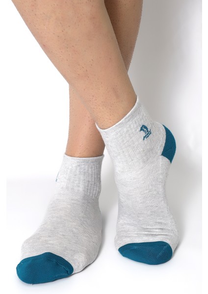 Ultra Rahat Düz Model Gri Unisex Çorap