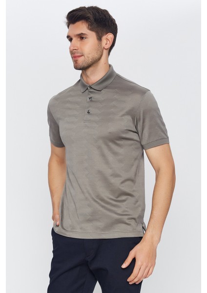 Erkek Antrasit Jakarlı Kısa Kol Polo Yaka T-Shirt fiyatları