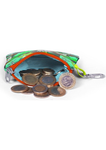 Yeşil Dinazorlar Bozuk Para Çantası Erkek Çocuk modelleri