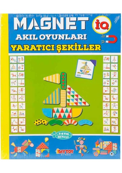 Manyetik Yaratıcı Şekiller 73 Parça