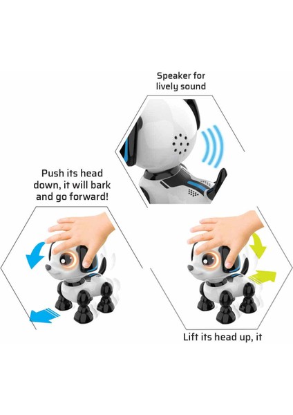Robo Heads Up Robot Evcil Hayvanlar - Sevimli Yavru Köpek