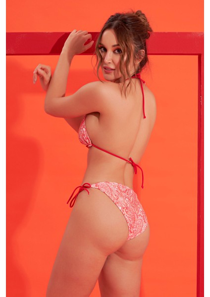 Renkli Bağlamalı Etna Tek Alt Bikini modelleri