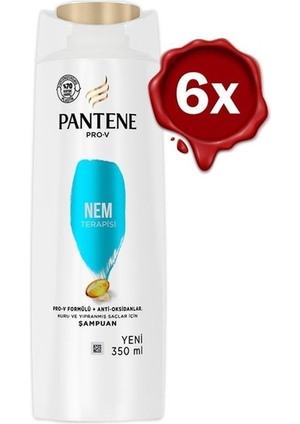 Şampuan Pro-V Nem Terapisi 350 ml x 6