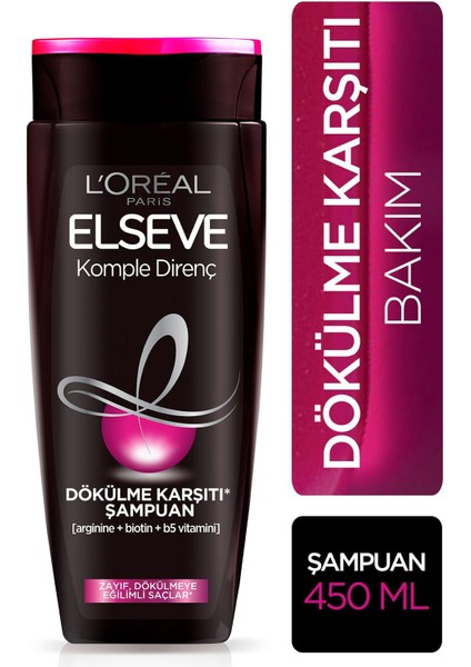 L'oréal Paris Komple Direnç Şampuan 450 ml