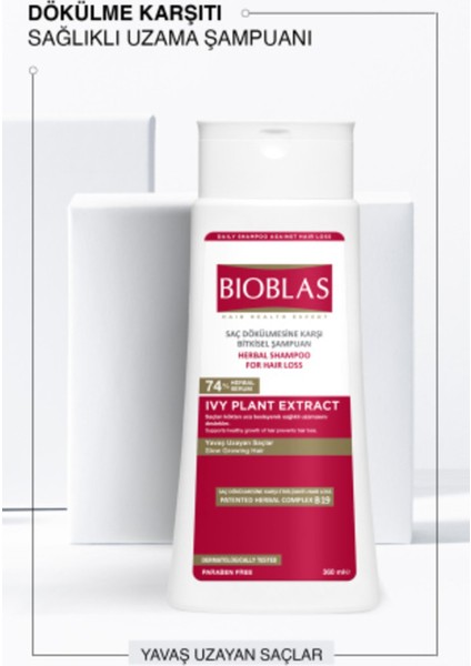Saç Dökülmesine Karşı Yavaş Uzayan Saçlar Için Şampuan 360 ml Sarmaşık Özlü fiyatları