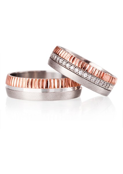 Antares Gümüş Alyans Modeli Bay Nişan Yüzüğü