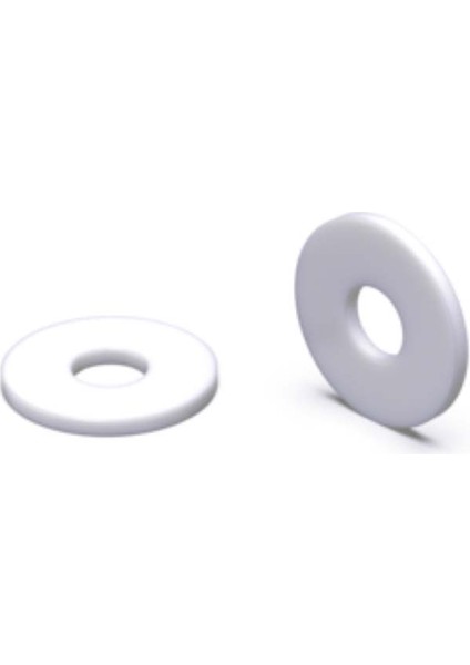M6 Dın 9021 Polyamid Plastik Pul 50'li Paket