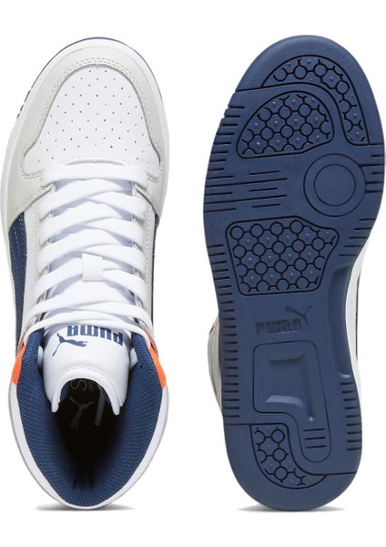 370486 Rebound Layup Sl Jr Spor Ayakkabı Beyaz-Mavi fırsatları