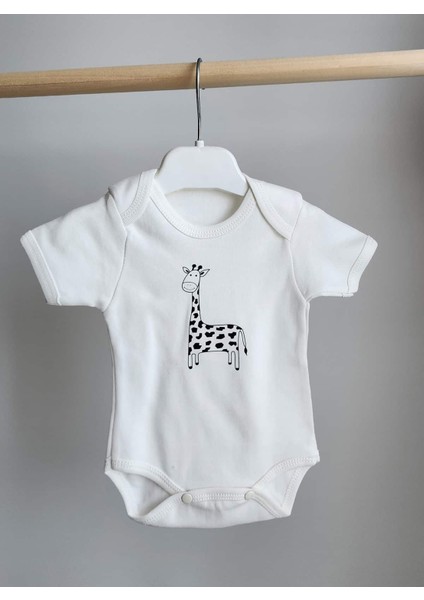 Zürafa Çıtçıtlı Bebek Body