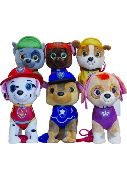 Mj Toys Paw Patrol Köpek Yürüyen, Havlayan Müzikli Tasmalı Kumandalı Peluş Oyuncak