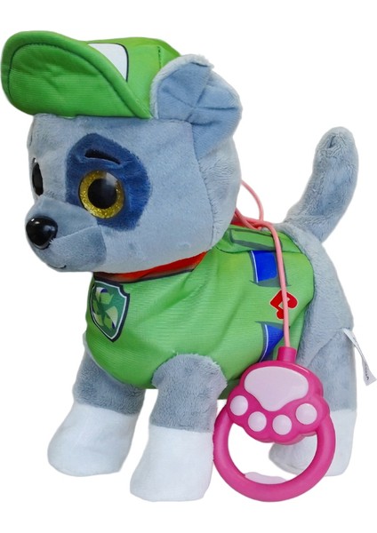 Paw Patrol Köpek Yürüyen, Havlayan Müzikli Tasmalı Kumandalı Peluş Oyuncak