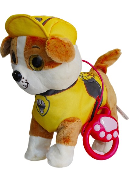 Paw Patrol Köpek Yürüyen, Havlayan Müzikli Tasmalı Kumandalı Peluş Oyuncak