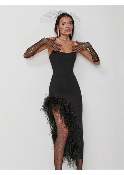 Siyah Uzun Şık Gelin Eldiveni Tül Eldiven Nikah/Düğün Eldiveni Taşlı Eldiven Parti Eldiveni indirimleri