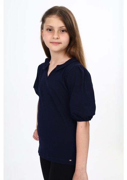 Kız Çocuk Balon Kol Tişört fiyatları