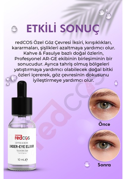 Gözaltı Bakım Iksiri Nemlendirici, Dengeleyici, Yorgun Görünüm, Morluk Giderici / Under-Eye Elixir