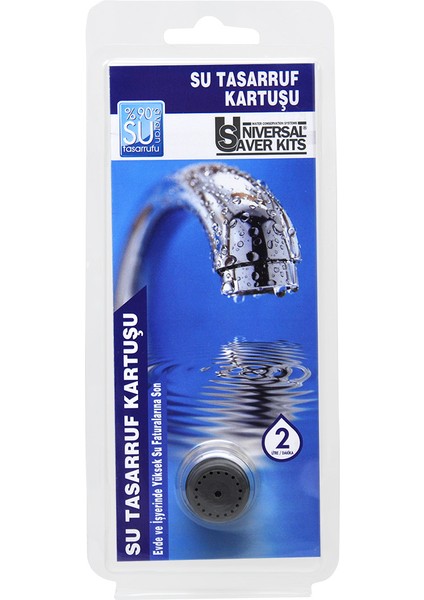 UNIVERSAL® Su Tasarruf Kartuşu - 2 Litre/Dakika Akışlı