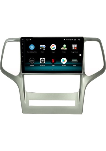 Jeep Grand Cherokee Android 12 Multimedya Carplay 8gb Ram + 128GB HDD Navigasyon Ekran