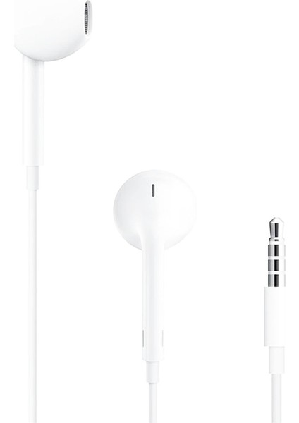 Samsung Xiaomi Huawei Oppo Uyumlu Jack Girişli Kablolu Yüksek Ses Kalitesi Beyaz Kulakiçi Kulaklık