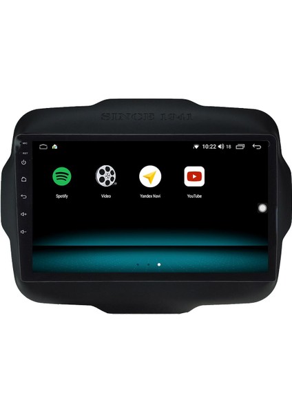 Jeep Renegade Android 12 Multimedya Carplay 8gb Ram + 128GB HDD Navigasyon Ekran