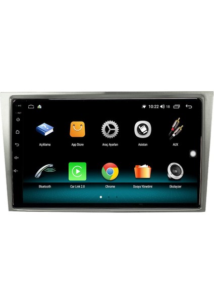 Opel Corsa E Android 12 Multimedya Carplay 8gb Ram + 128GB HDD Navigasyon Ekran