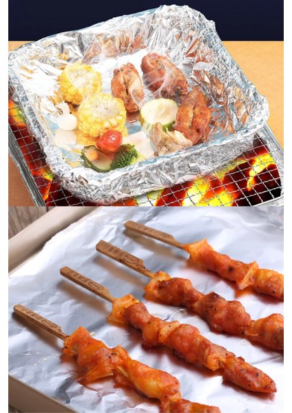 Premium Yemek Için Alüminyum Folyo - 30 cm x 13 Mikron (800 Gr)