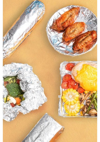 Premium Yemek Için Alüminyum Folyo - 45 cm x 13 Mikron (800 Gr) modelleri