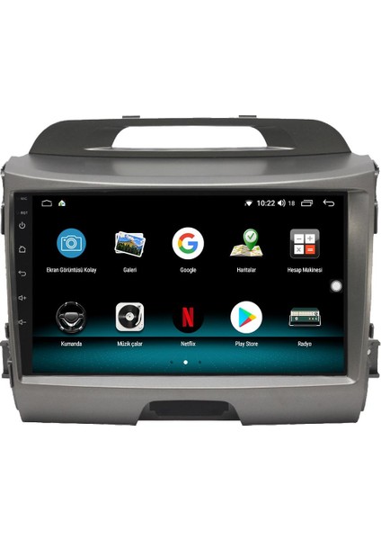 Kia Sportage Android 12 Multimedya Carplay 8gb Ram + 128GB HDD Navigasyon Ekran modelleri