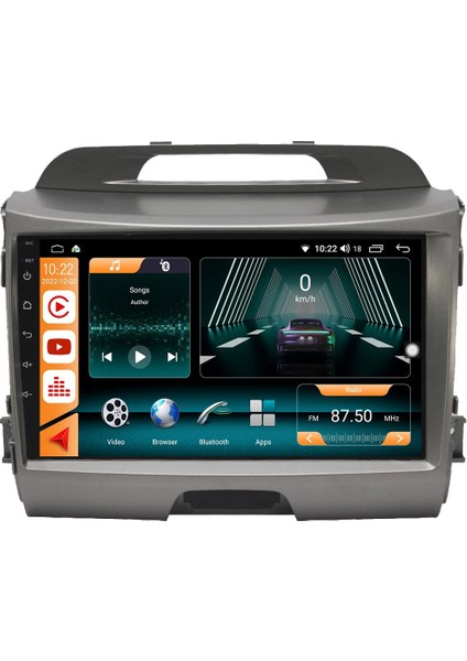 Kia Sportage Android 12 Multimedya Carplay 8gb Ram + 128GB HDD Navigasyon Ekran indirimleri